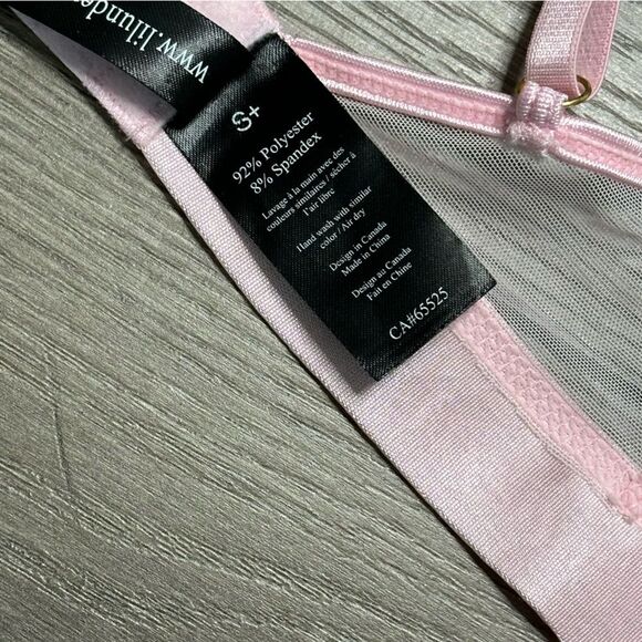 Lilunderwear Sheer Pink Unlined Balconet Bra Size 34DD‎ - Picture 6 of 8